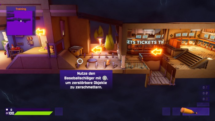 Im Tutorial lernen wir alles Wichtige in ein paar Minuten. (Bild: Team 17/Screenshot: Golem.de)